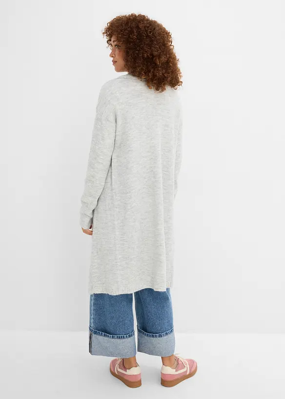 Gilet long en maille, bonprix