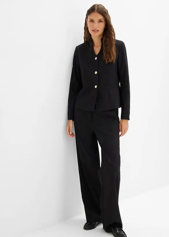 Blazer mit Kelchkragen, bonprix
