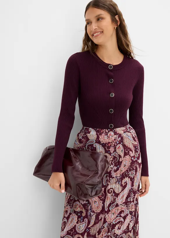 Chiffonrock mit Paisleyprint, bonprix