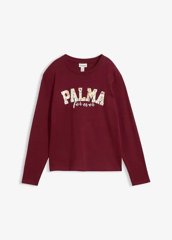 Langarmshirt aus purer Baumwolle, bonprix
