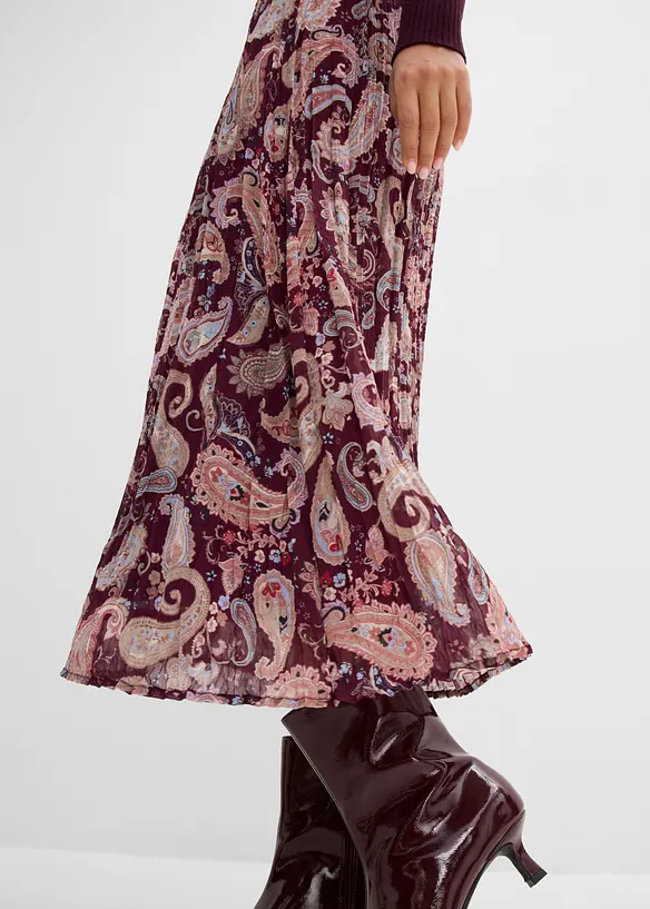 Chiffonrock mit Paisleyprint, bonprix