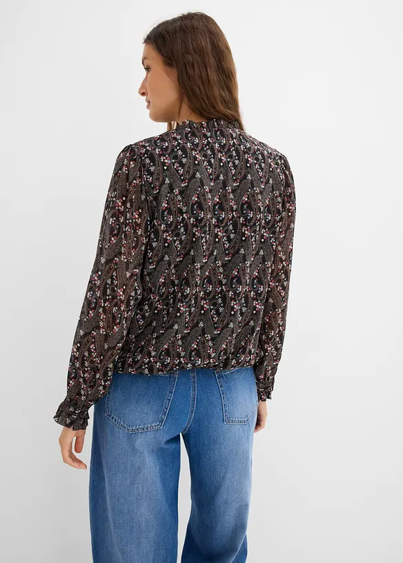 Bluse aus leichtem Chiffon, bonprix