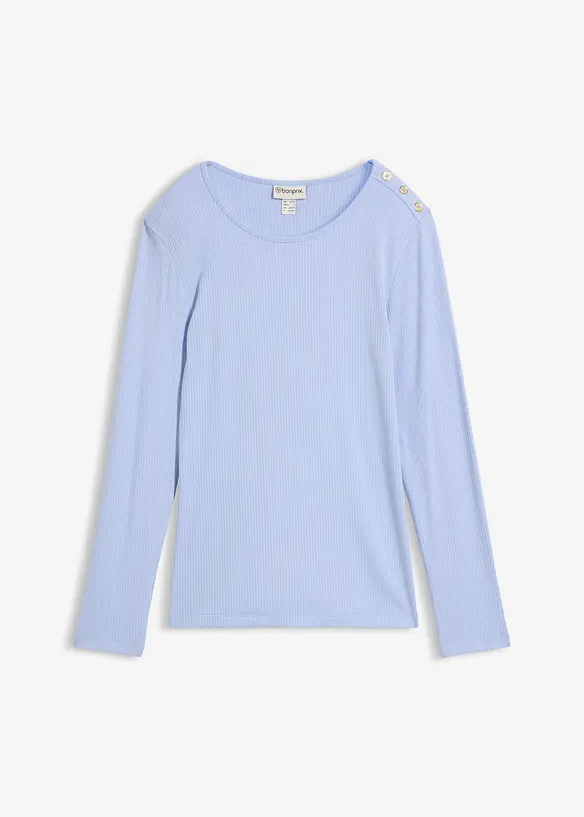 Langarmshirt aus softem Viskose-Mix, bonprix
