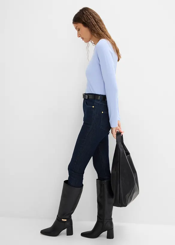 Langarmshirt aus softem Viskose-Mix, bonprix