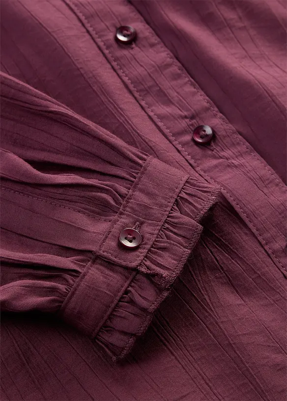 Bluse aus strukturiertem Viskose-Mix, bonprix