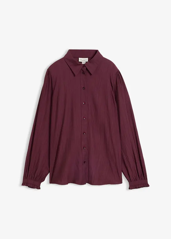 Bluse aus strukturiertem Viskose-Mix, bonprix