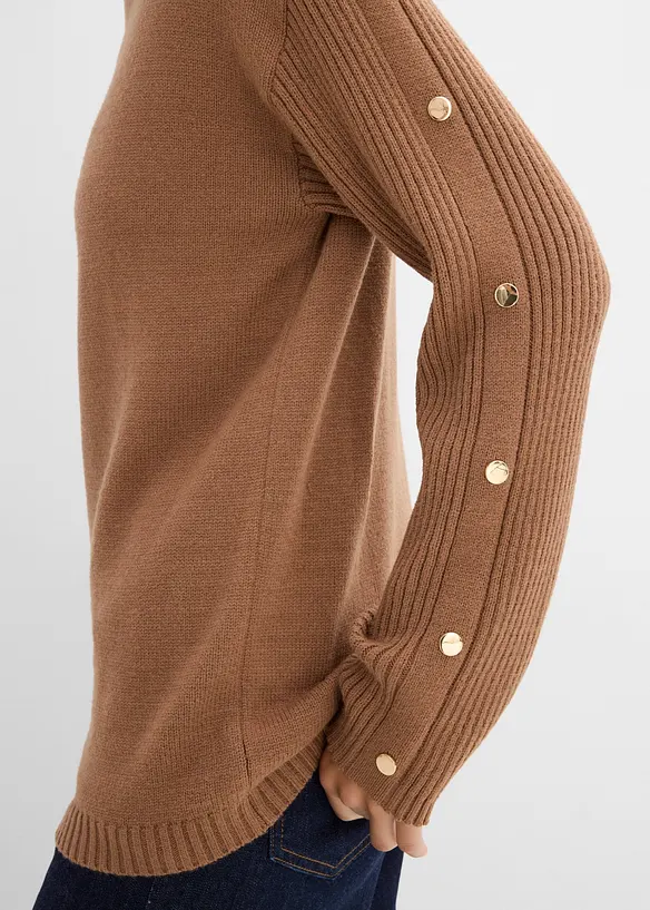 Feinstrickpullover aus softem Viskose-Mix, bonprix