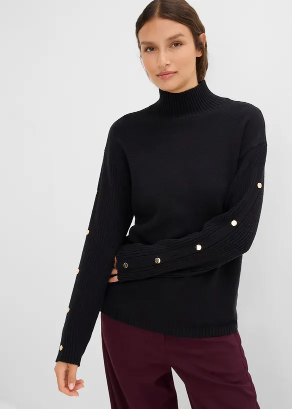 Feinstrickpullover aus softem Viskose-Mix, bonprix