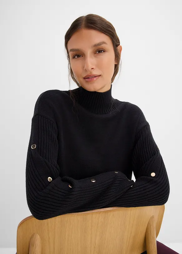Feinstrickpullover aus softem Viskose-Mix, bonprix