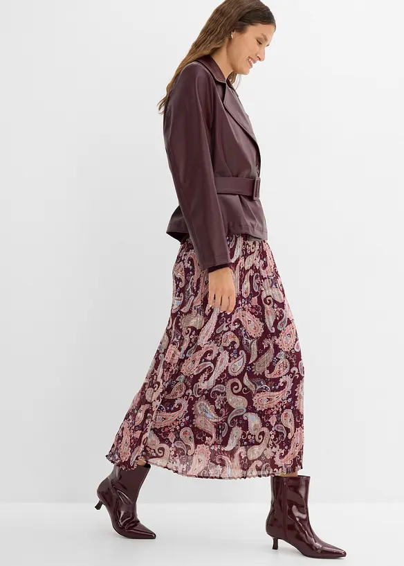 Trenchjacke aus Lederimitat, bonprix
