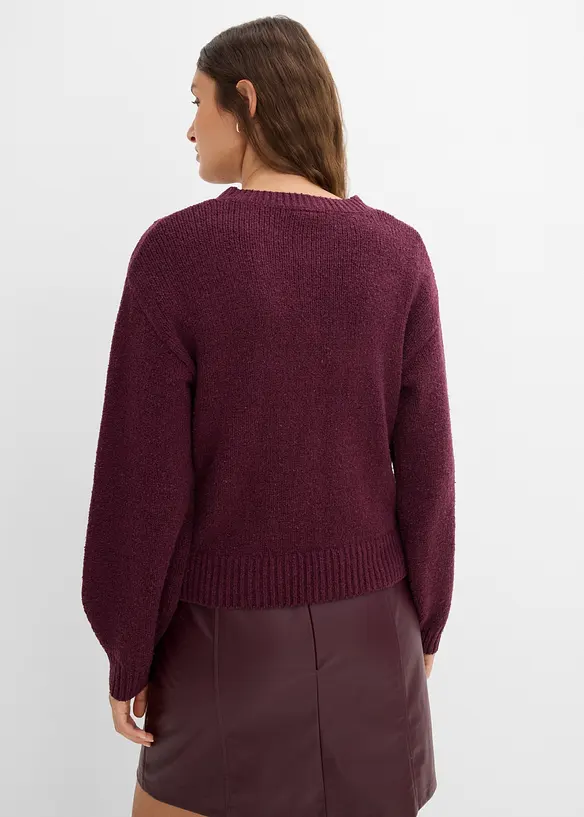 Grobstrickjacke mit Knopfleiste, bonprix