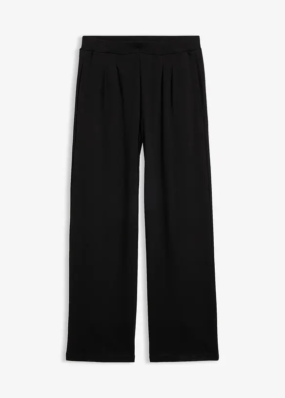 Pantalon en jersey &agrave; pinces, bonprix