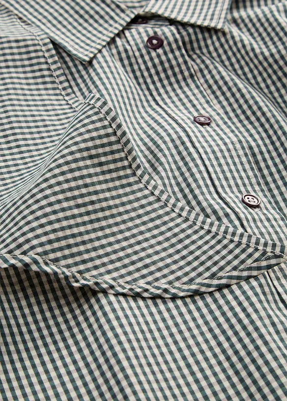 Bluse mit abnehmbarem Schaldetail, bonprix