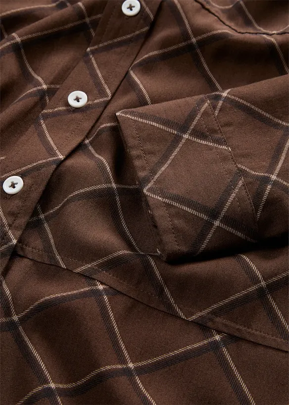 Blusenkleid aus reiner Viskose mit Eingriffstaschen, bonprix
