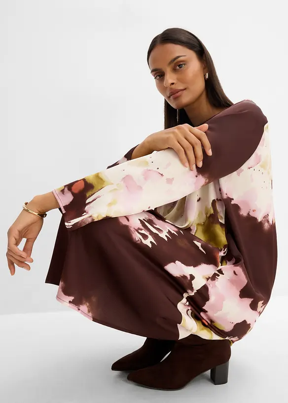 Satin-Kleid, bonprix