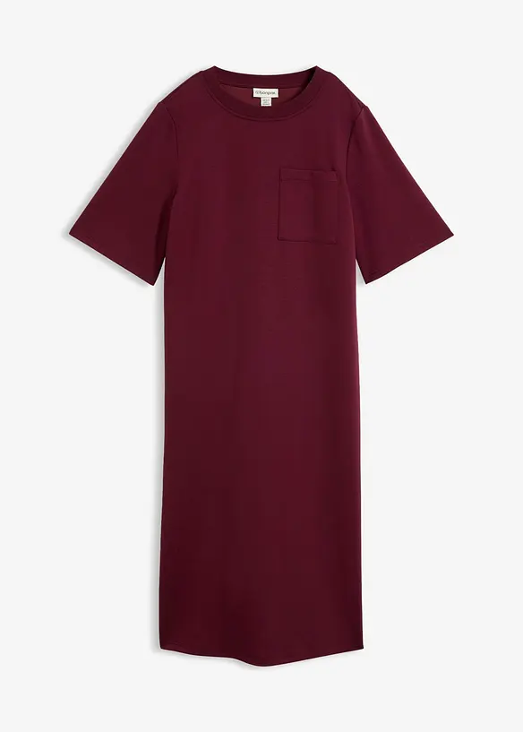 Jerseykleid mit Brusttasche aus Viskose-Mix, bonprix