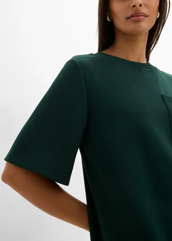 Jerseykleid mit Brusttasche aus Viskose-Mix, bonprix