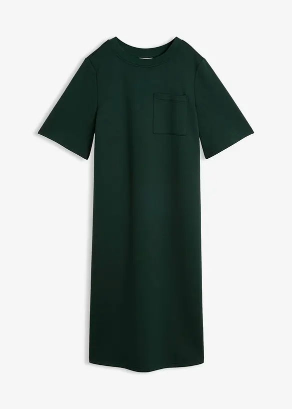 Jerseykleid mit Brusttasche aus Viskose-Mix, bonprix