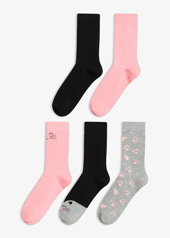 Lot de 5 paires de chaussettes, bonprix