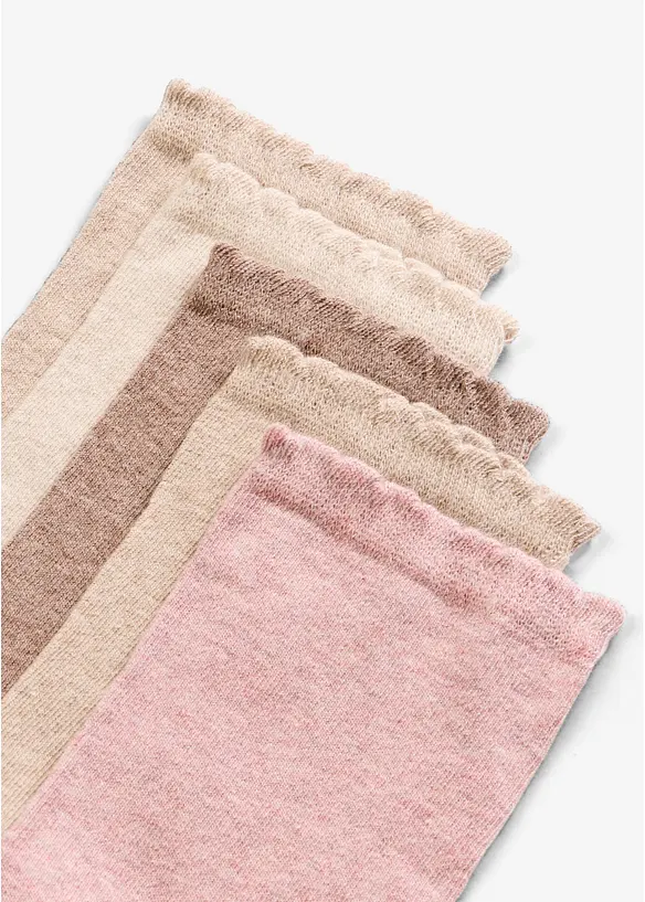 Socken mit Bio-Baumwolle (5er Pack), bonprix