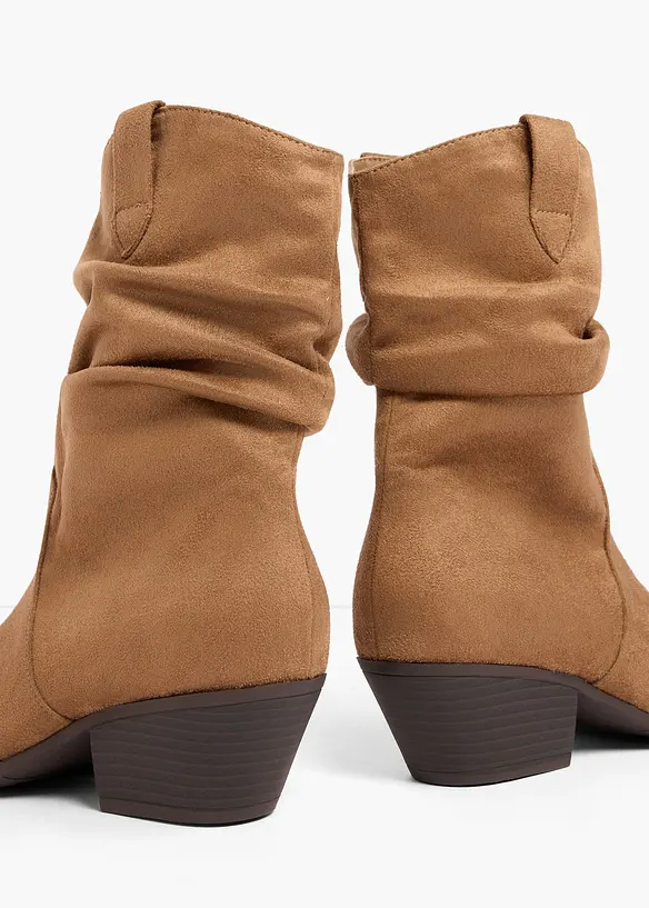 Cowboy-Boots mit Raffung, bonprix