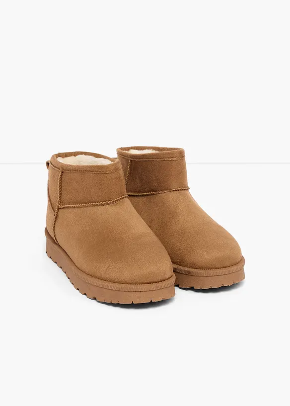 Boots fourr&eacute;es, bonprix