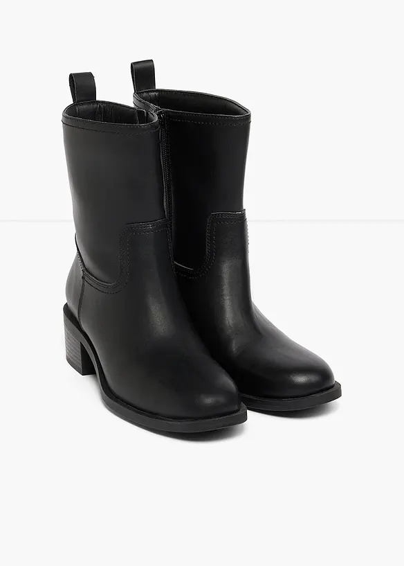 Boots mit Blockabsatz, bonprix