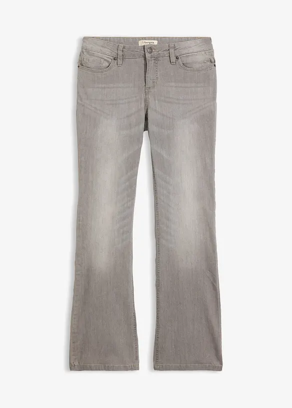 Jean bootcut taille mi-haute, extensible et confortable, bonprix