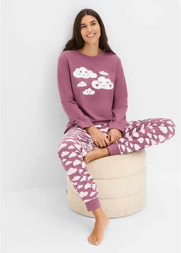 Pyjama aus reiner Bio-Baumwolle, bonprix