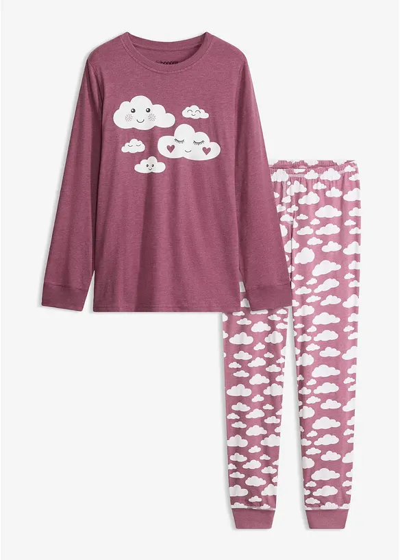 Pyjama aus reiner Bio-Baumwolle, bonprix