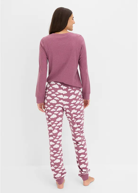 Pyjama aus reiner Bio-Baumwolle, bonprix