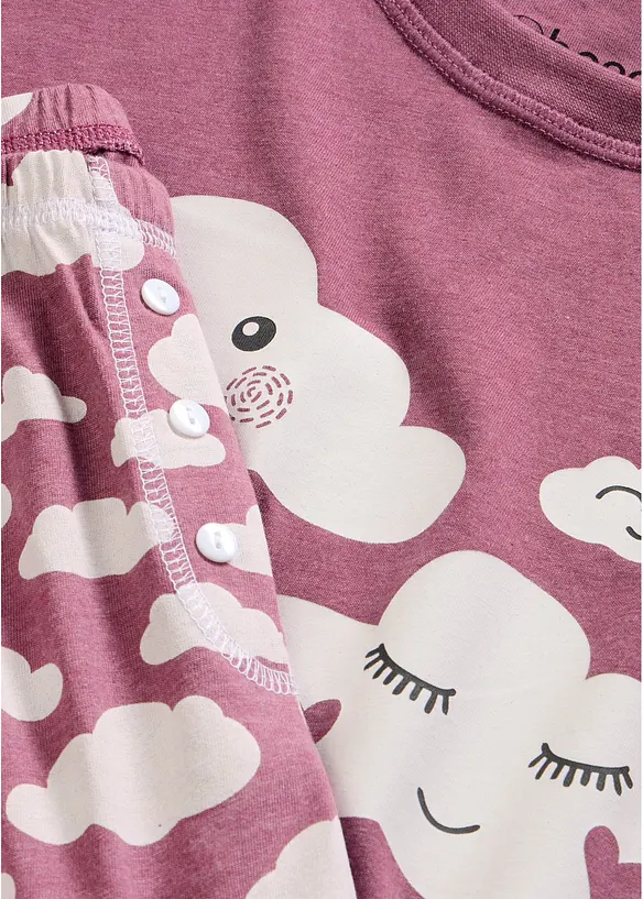 Pyjama aus reiner Bio-Baumwolle, bonprix