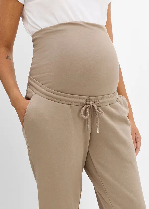Pantalon de jogging confortable en coton pour la grossesse, bonprix