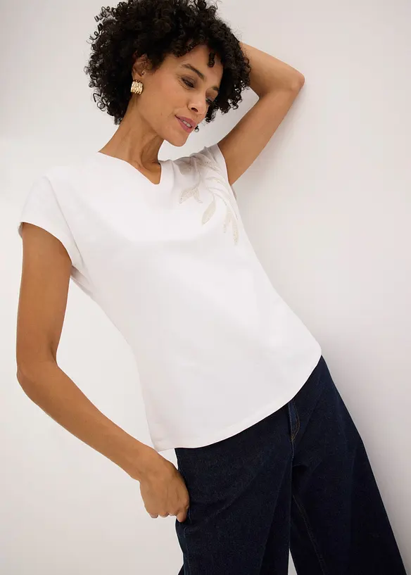 T-shirt en coton, bonprix