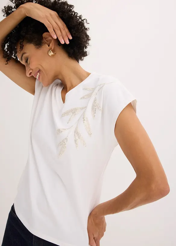 T-shirt en coton, bonprix