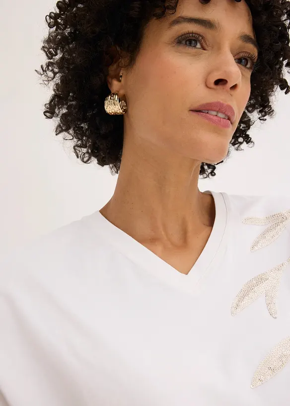T-shirt en coton, bonprix