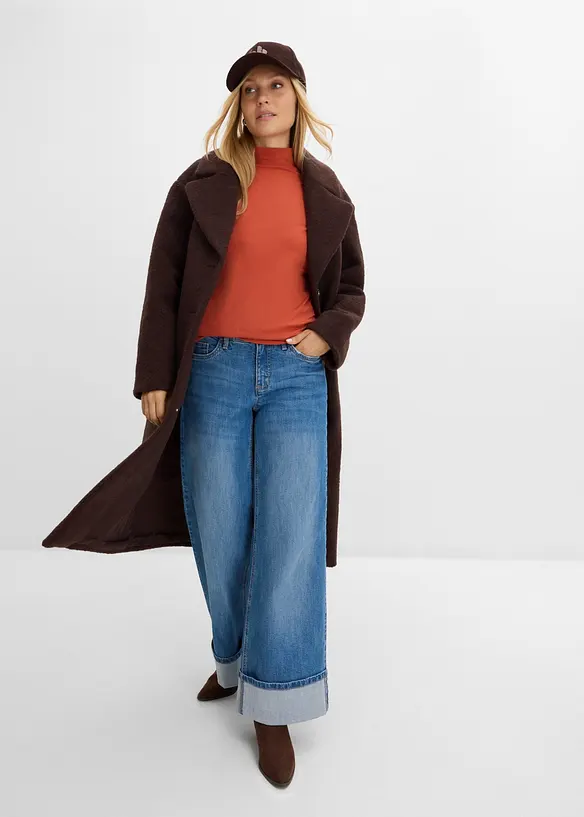 Figurbetontes Langarmshirt, bonprix