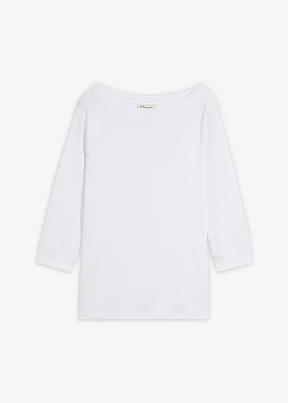 Langarmshirt aus reiner Bio-Baumwolle, bonprix