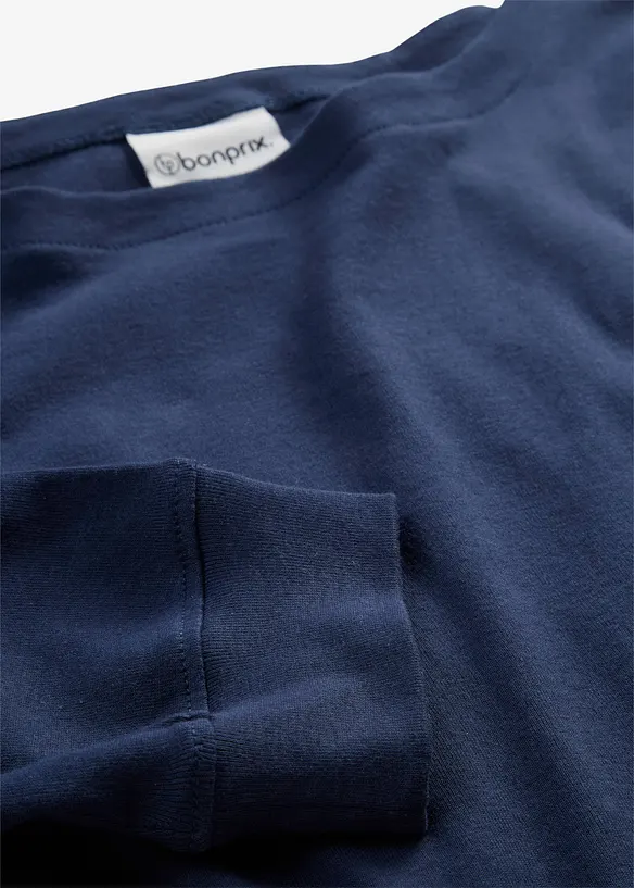 Langarmshirt aus reiner Bio-Baumwolle, bonprix