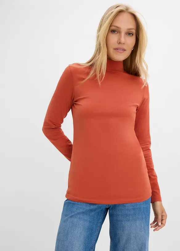 Figurbetontes Langarmshirt, bonprix