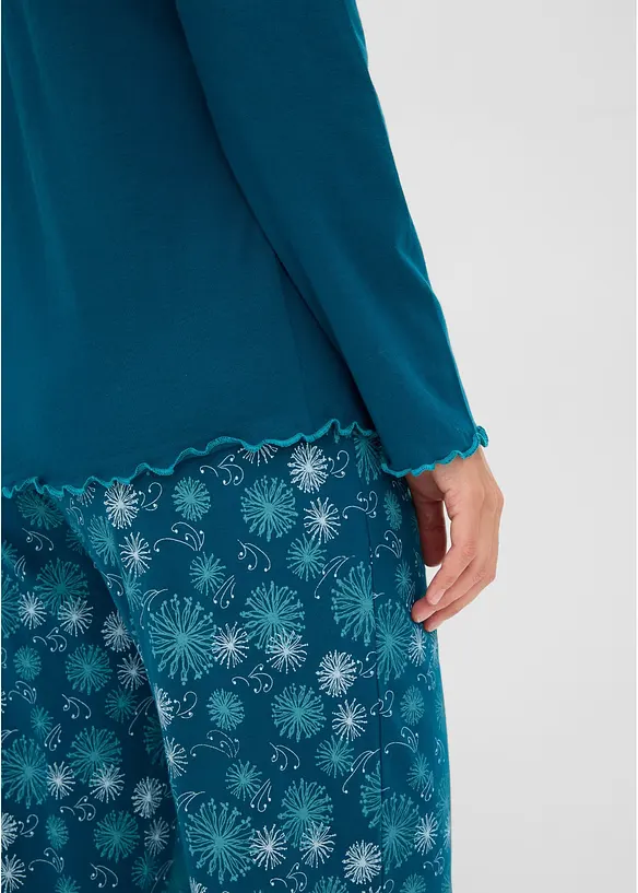 Pyjama aus reiner Bio-Baumwolle, bonprix