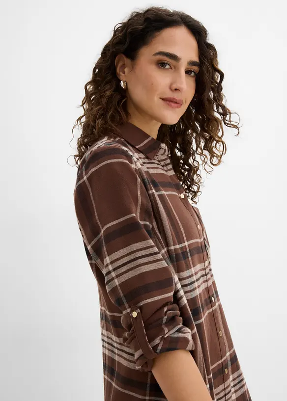 Robe chemise 100% coton, bonprix