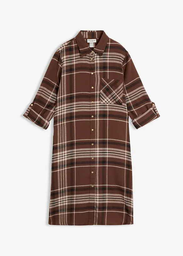 Robe chemise 100% coton, bonprix
