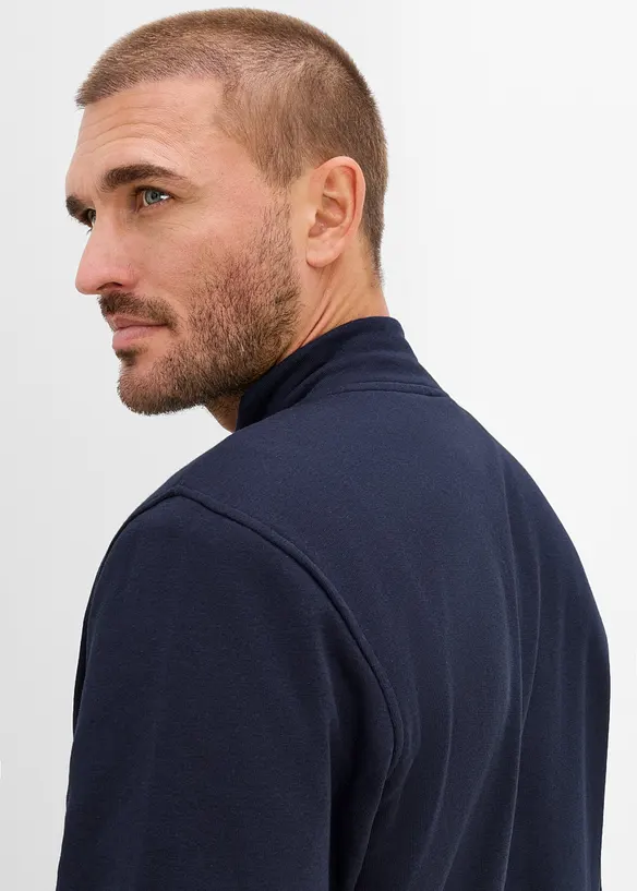 Sweatjacke mit Stehkragen, bonprix