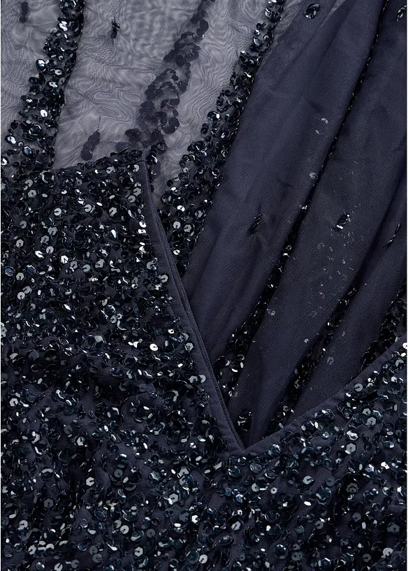 Kleid mit Pailletten, bonprix
