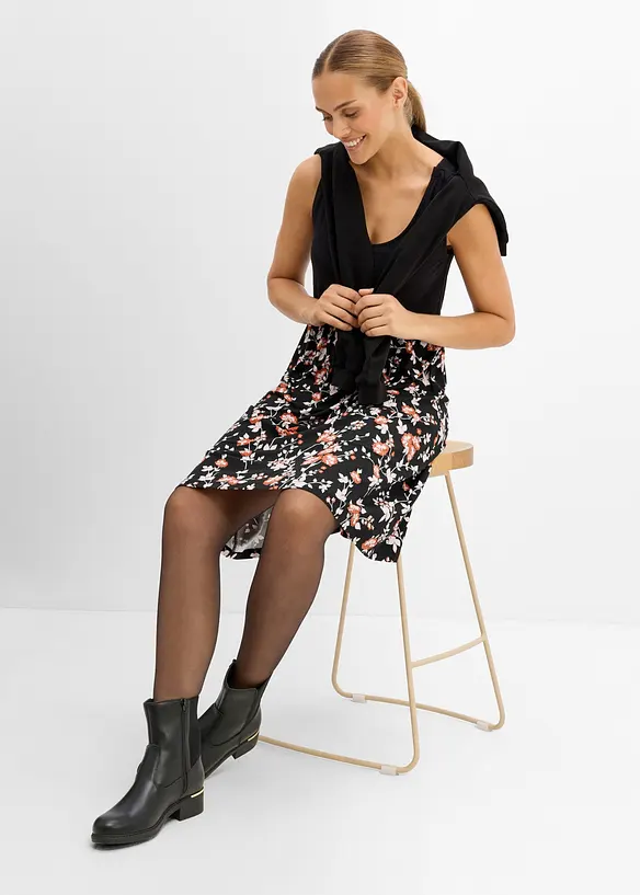 Robe de grossesse et d&rsquo;allaitement avec sweat-shirt (ens. 2&nbsp;pces), bonprix