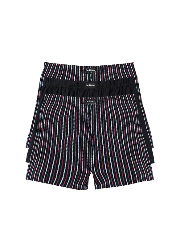 Lot de 3 cale&ccedil;ons en jersey coton, bonprix
