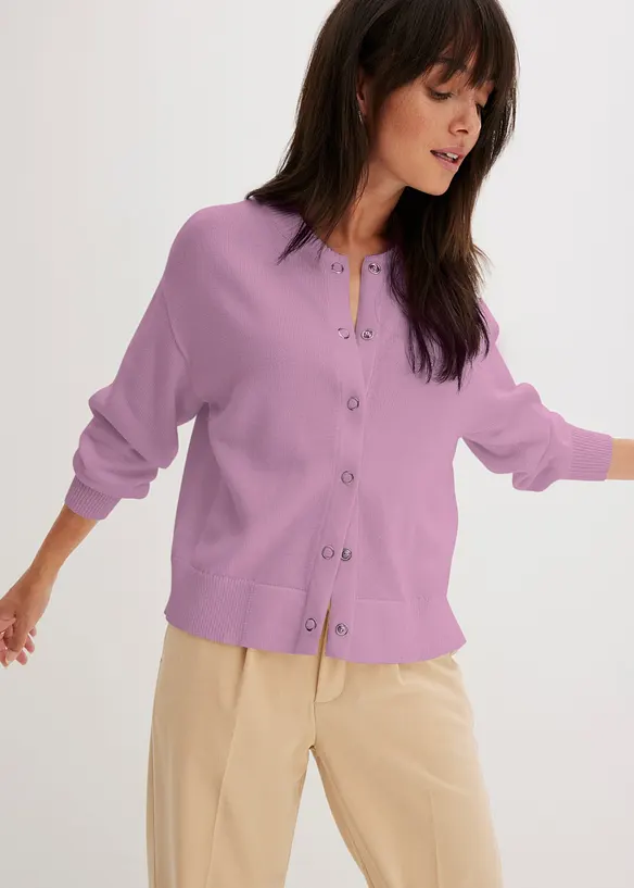 Strickjacke aus reiner Baumwolle, bonprix