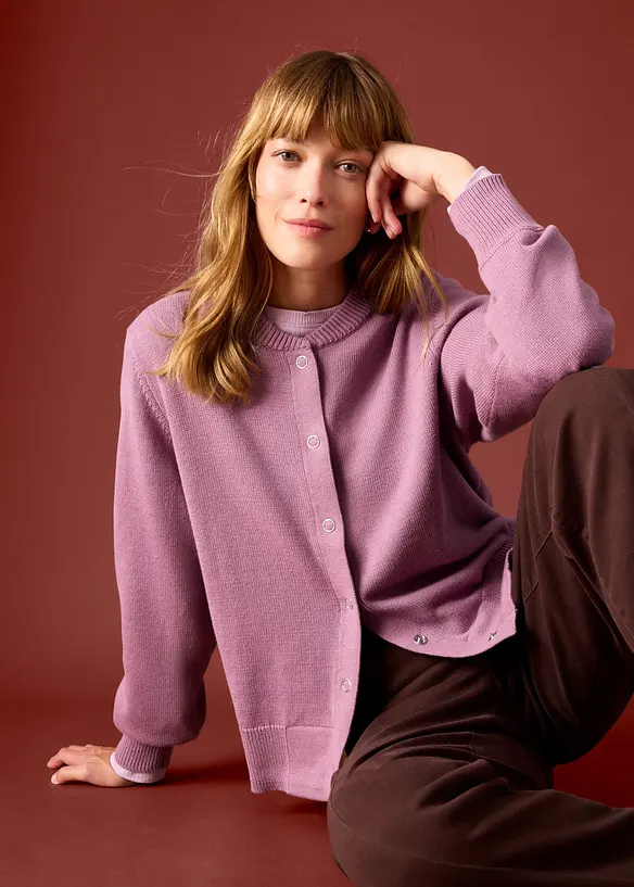 Strickjacke aus reiner Baumwolle, bonprix