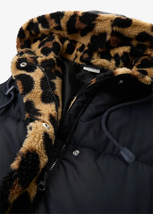 Steppweste mit Teddyfleece, bonprix